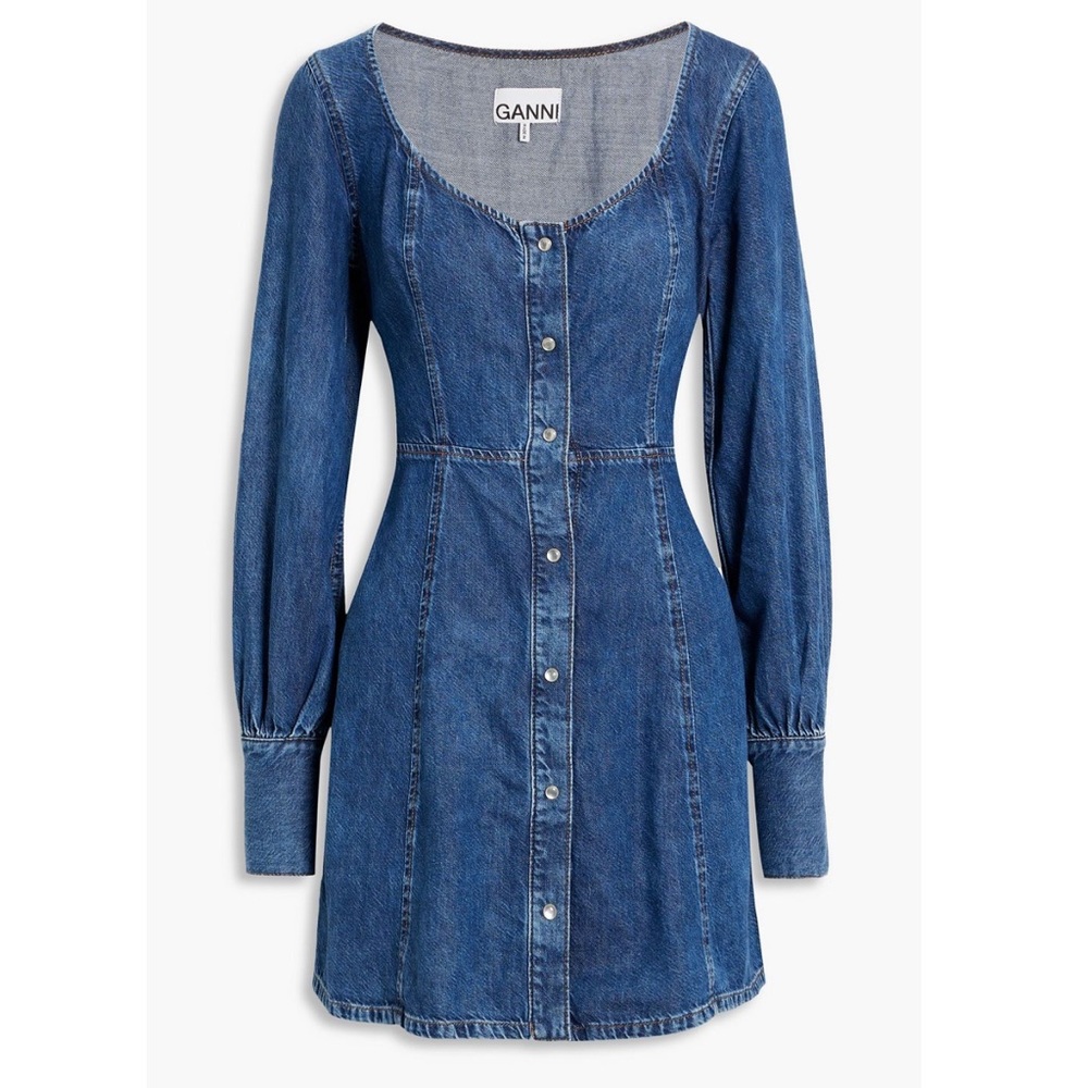 GANNI
Denim mini dress